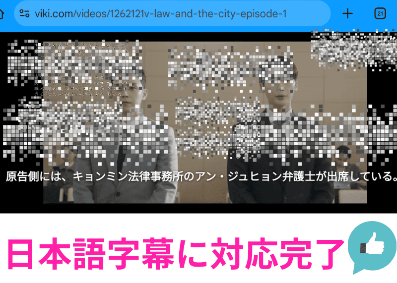 日本語字幕に対応完了