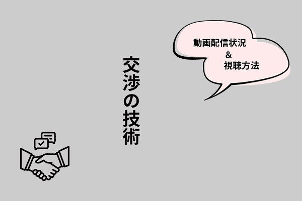 交渉の技術